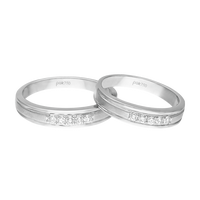 Gambar Diamond & Co - Cincin Kawin Berlian DCKSS0028 - Laki Laki dari Diamond & Co. Kota Tangerang Selatan 2 Tokopedia