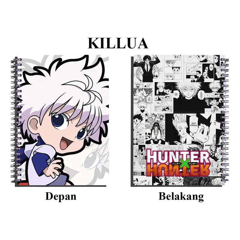 buku tulis note book / buku catatan / anime hunter x huntert  full colour murah meriah limited 4
