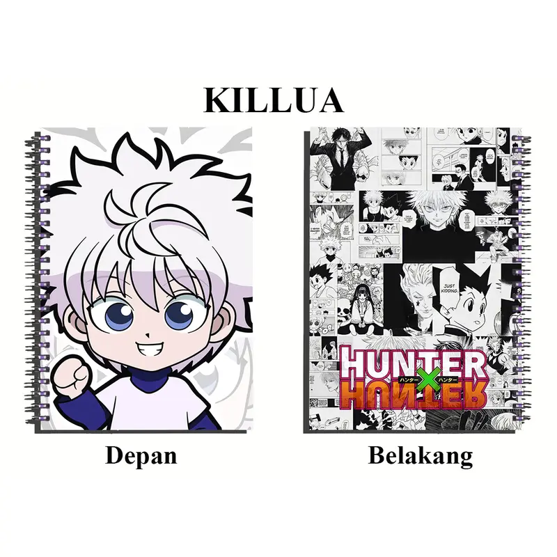 buku tulis note book / buku catatan / anime hunter x huntert  full colour murah meriah limited 3