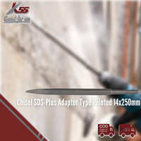 Gambar K55 Mata Bor Bobok Beton Chisel SDS plus adapter type pointed 14x250mm dari MST TOOLS Kota Administrasi Jakarta Barat 4 Tokopedia