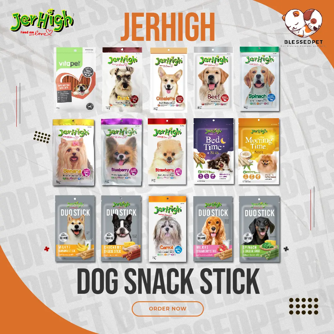 JERHIGH Snack Anjing Stick All Varian 50gr - 70gr