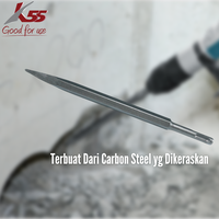 Gambar K55 Mata Bor Bobok Beton Chisel SDS plus adapter type pointed 14x250mm dari MST TOOLS Kota Administrasi Jakarta Barat 3 Tokopedia