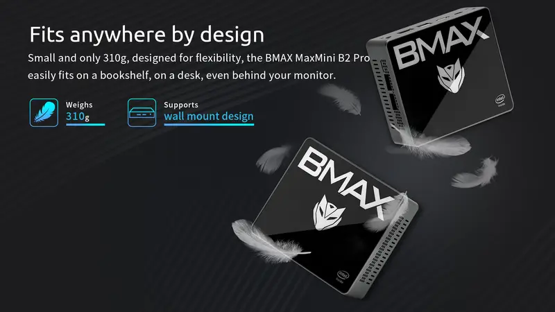 Mini PC BMax B2 Plus 8/128GB SSD Intel N4120 4K HDMI Windows 11 PRO 4