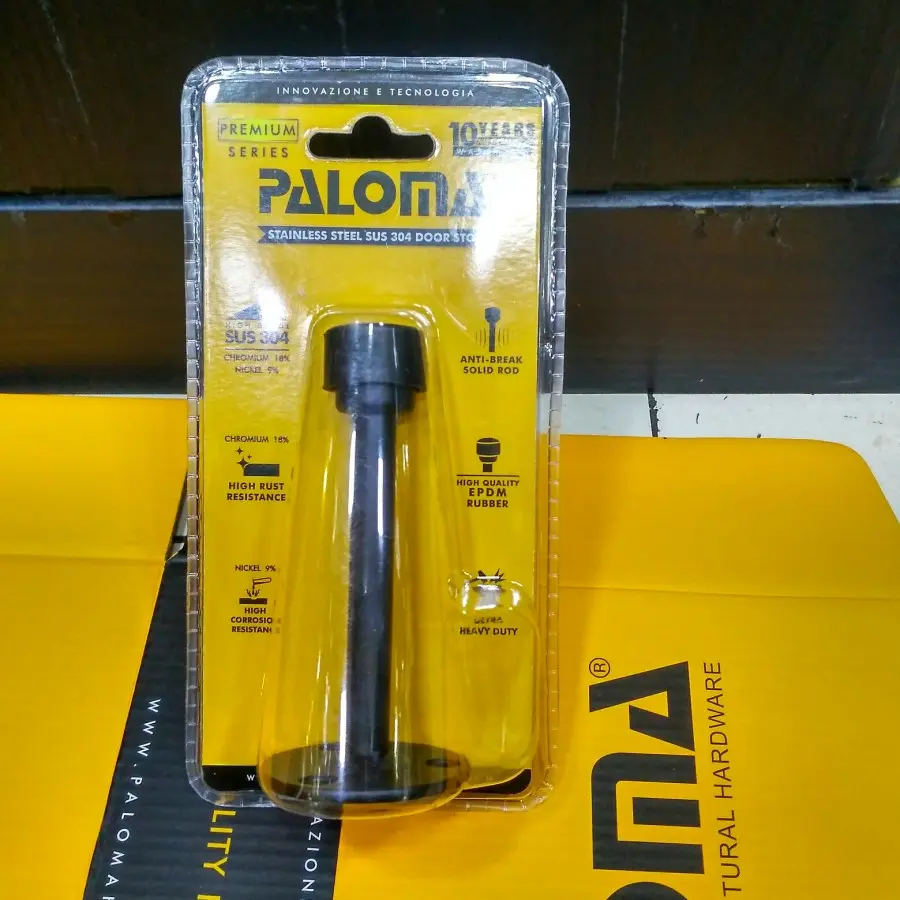 PENAHAN PINTU PALOMA DSP 222 DOOR STOPER PALOMA BALCK MATTE HITAM