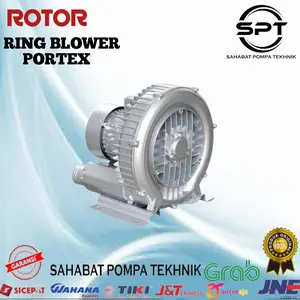 Ring Blower Rotor HB-5500 380V 7,5HP 5,5KW Blower Vortex Tambak Ipal