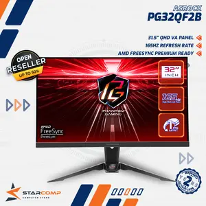 Asrock Phantom Gaming PG32QF2B Monitor LED QHD 32" Inch 2K PG 32QF2B