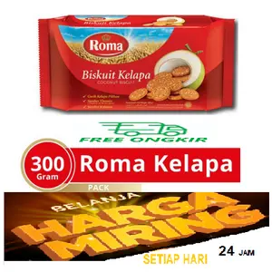 Biskuit Roma Kelapa 300 gr /  Biskuit Kelapa Mayora