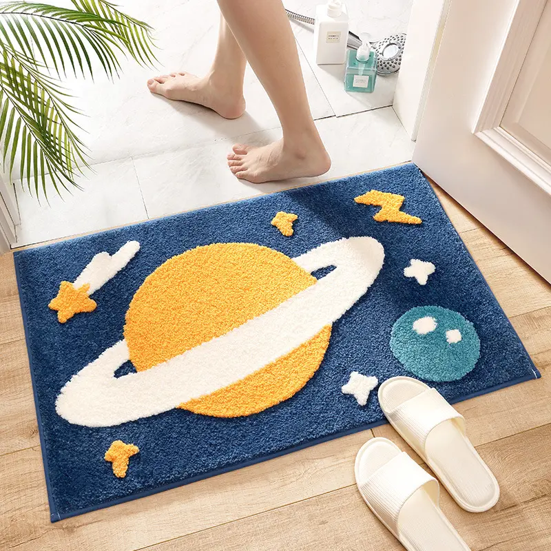 PREMIU Karpet Keset Kain Bulu Tebal Alas Kaki WC Kamar Mandi Anti Slip 3
