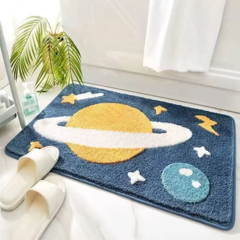 PREMIU Karpet Keset Kain Bulu Tebal Alas Kaki WC Kamar Mandi Anti Slip 4