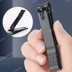 Gunting Kuku Besar Stainless Steel Hitam