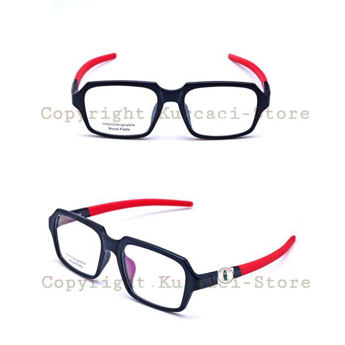 Gambar Frame Free Lensa Kacamata Sporty Pria Miter 8154 Kotak Plastik Dewasa dari Optik Obelix Jakarta Timur Tokopedia
