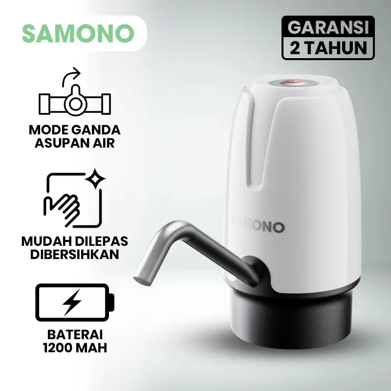 Samono Pompa Air Galon Dispenser Air Minum Charge Micro USB SW-EWP01