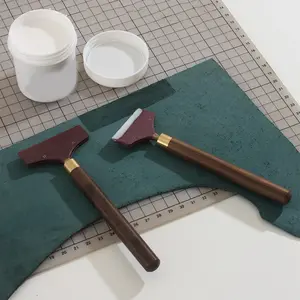 Leather Scraper Lem Kulit Kerajinan Silicone Elastic Glue Stick