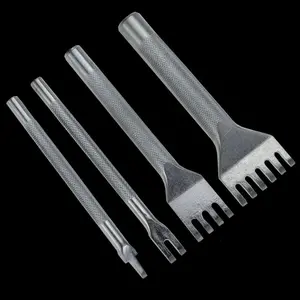 DIY Leather Craft Tools 4pcs Carving Rope Braided Cut Leather Art