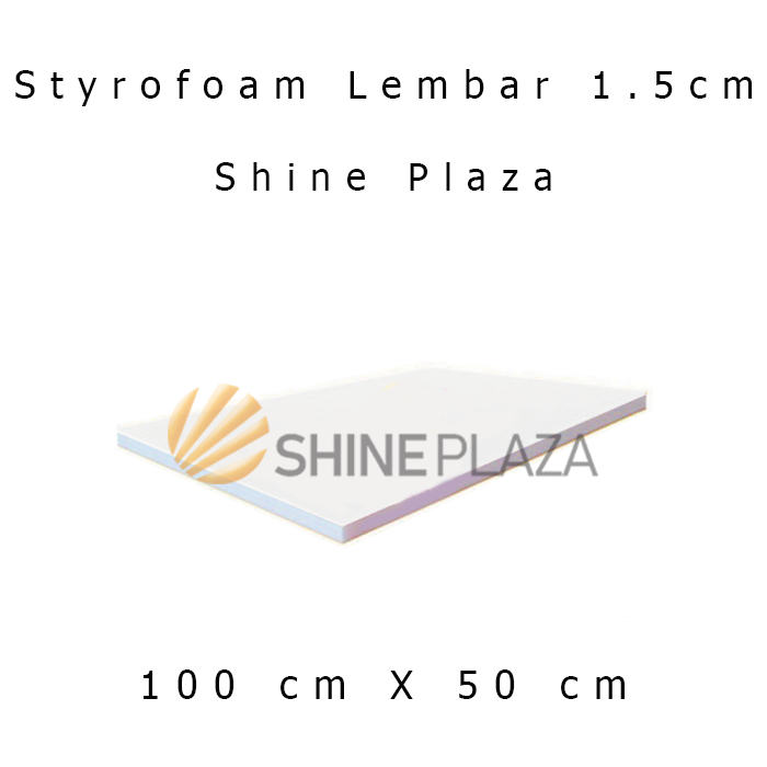 Gambar Styrofoam Lembaran 100x50 Tebal 1.5cm - Stereofoam Gabus 1,5 cm Khusus Gosend Instan dari Shine Plaza Kota Bandung Tokopedia