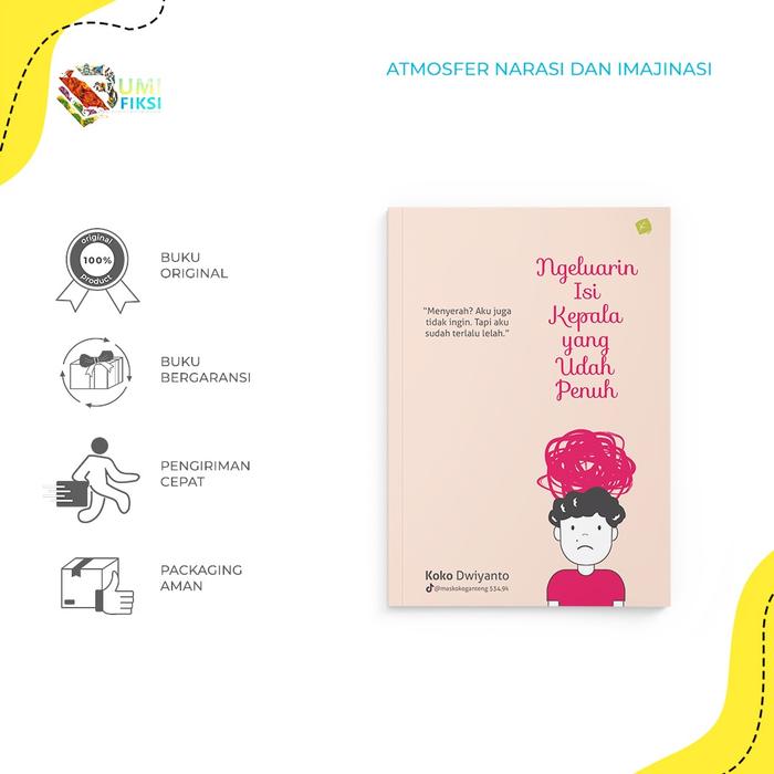 Gambar Buku Pengembangan Diri - Ngeluarin Isi Kepala Yang Udah Penuh - Agrom dari bumifiksijakarta Jakarta Selatan Tokopedia