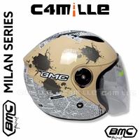 Gambar HELM BMC MILAN NEWS CREAM HALF FACE dari c4mille Kota Administrasi Jakarta Utara 3 Tokopedia
