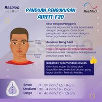Gambar AirFit F20 Full Face CPAP Mask ResMed - Masker CPAP Set Lengkap dari Resindo Medika Kota Administrasi Jakarta Selatan 4 Tokopedia
