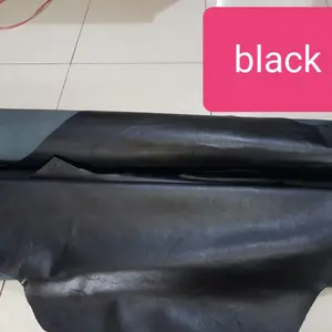 Kulit sapi motif kulit jeruk warna hitam 20 sq feet