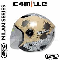 Gambar HELM BMC MILAN NEWS CREAM HALF FACE dari c4mille Kota Administrasi Jakarta Utara 2 Tokopedia