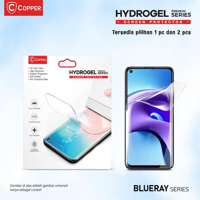 Gambar COPPER - Anti Gores Hydrogel BLUERAY Compatible For Oppo A9 / A5 / A5s / A3 / A3x / A3s / A38 / A37 / A33 / A31 / A18 / A17 / A17K / A16 / A16K / A16e / A15 / A12 / A1K / Pro - 1PC DEPAN FULLSZ, Oppo A12 dari Copper Indonesia Kota Administrasi Jakarta Barat Tokopedia