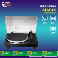 Gambar Audio Technica AT-LP5X Fully manual Direct-Drive Turntable Original dari Tokosound Proaudio Kota Administrasi Jakarta Barat 1 Tokopedia