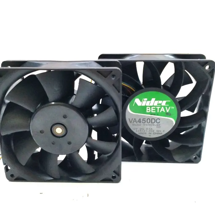 Kipas DC 12x12cm 12V /. fan dc 12vol 12x12cm Double Ball Bearings 4 Way Cables