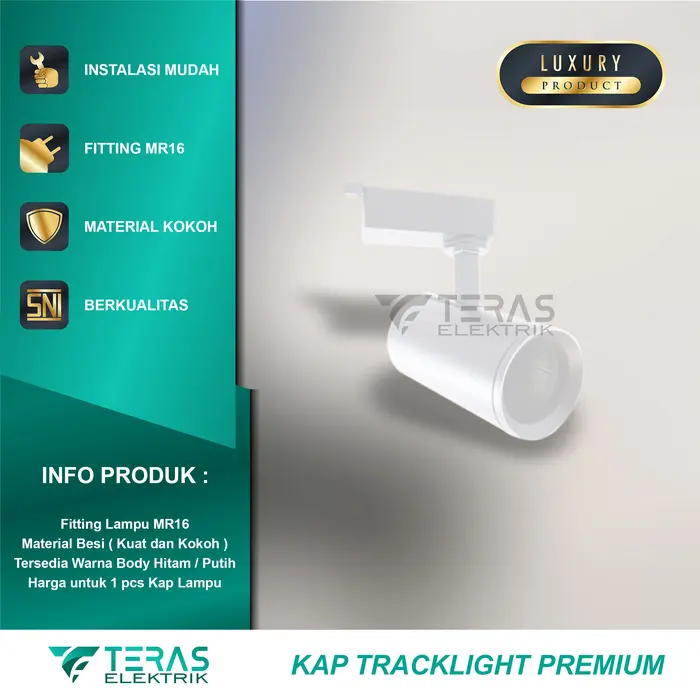 Kap Rell Track Jual Kap lampu sorot rell track rumah lampu premium spotlight fiting ...