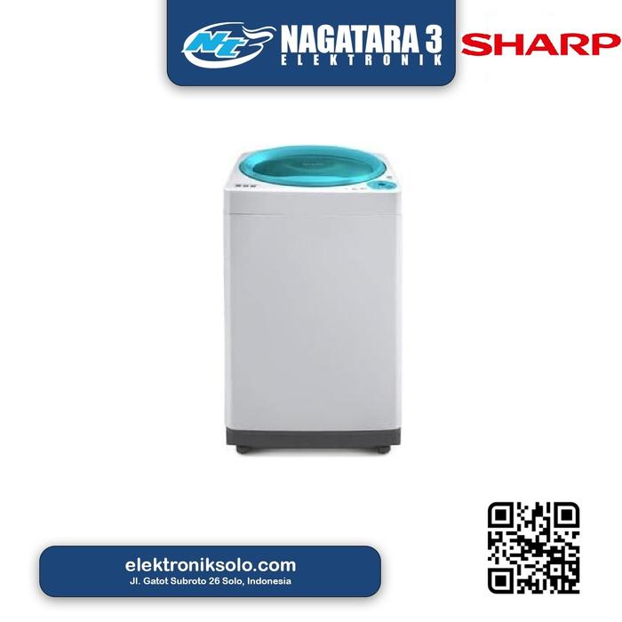 Gambar MESIN CUCI TOP LOAD SHARP ES-M806P-GTK dari NAGATARA 3 ELEKTRONIK Kota Surakarta Tokopedia