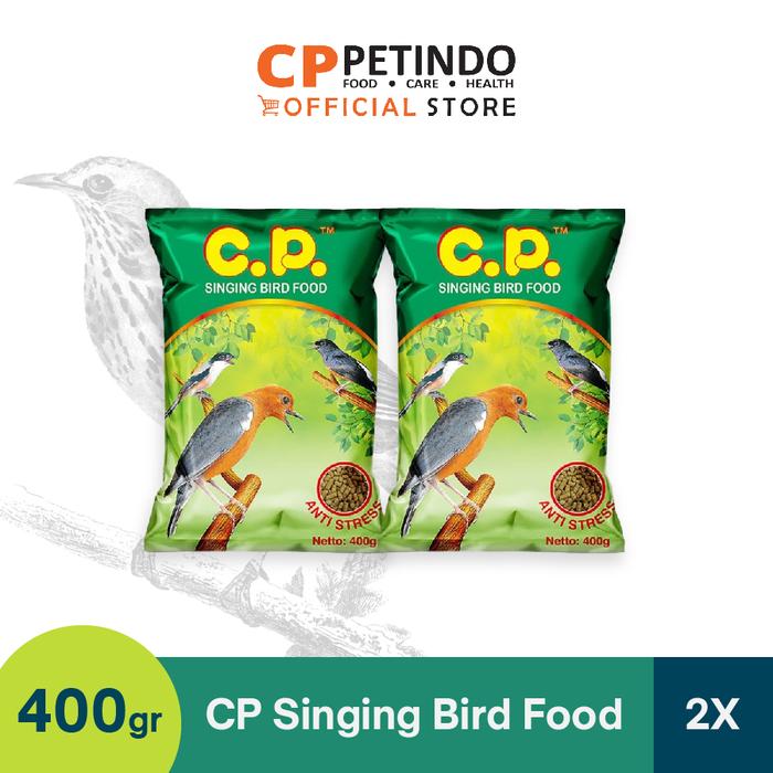Gambar CP Singing Bird Pakan Burung 400gr Bird Food - Isi 2 dari CPPETINDO Official Shop Kota Depok Tokopedia
