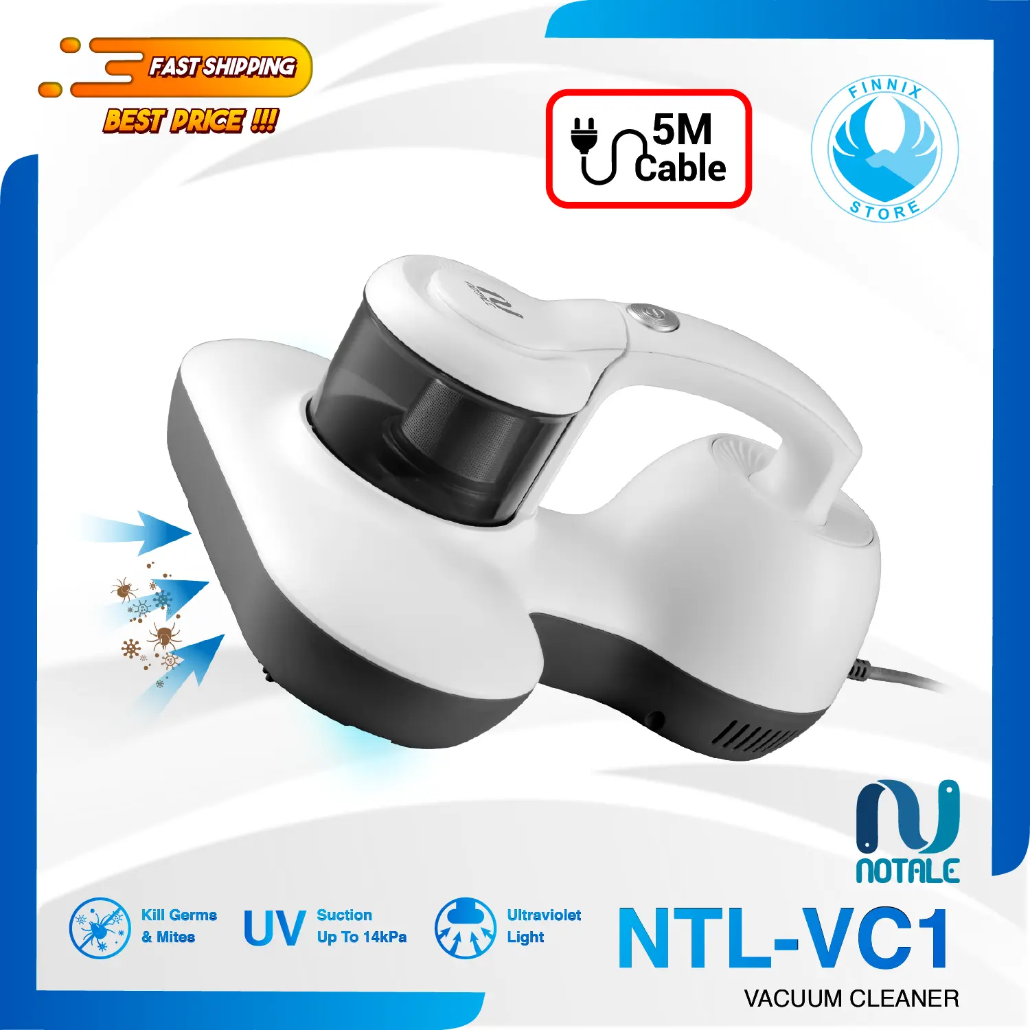 Notale UV Vacuum Cleaner Anti Dust Mite - Penyedot Debu Tungau