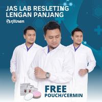 Gambar JAS LABORATORIUM LENGAN PANJANG / JAS LAB RESLETING / JAS PRAKTEK dari Rumahjahitid Kota Tangerang Selatan 2 Tokopedia
