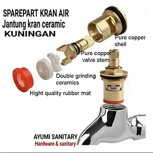 jantung kran air /sparepart ceramic kran air kuningan