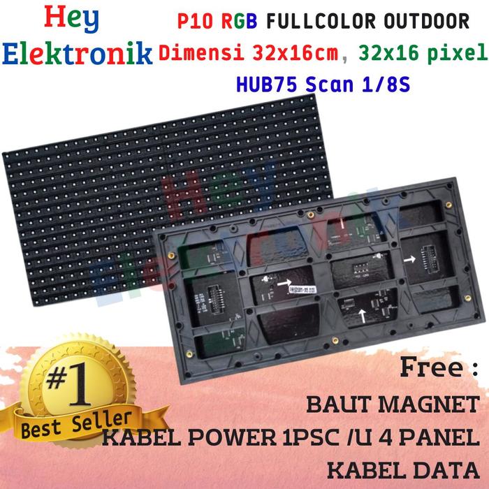 Panel Modul Jual Panel Modul LED P10 RGB Full outdoor Scan 1/8 FULL COLOR SMD (H ...