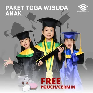 Paket Perlengkapan Wisuda TK / Perlengkapan Toga Wisuda Paud
