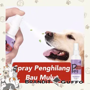 pet oral spray anjing kucing penghilang bau mulut dog cat pet
