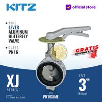 Gambar Butterfly Valve Aluminum KITZ Fig. PN16XJME , 3" - 80A - 80mm , LEVER dari KITZ valve Kota Administrasi Jakarta Pusat 1 Tokopedia