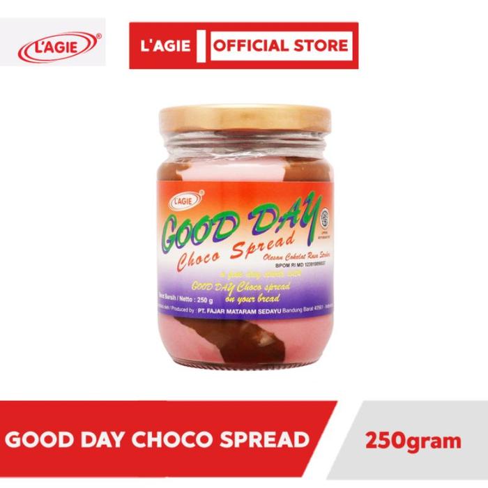 Gambar Lagie Selai Coklat Good Day Choco Spread Duo Strawberry 250gr dari Lagie Official Store Kota Bandung Tokopedia