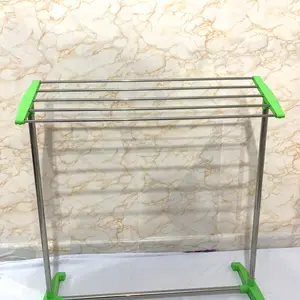 Jemuran Pakaian Rak Handuk Jemuran Stainless Steel Serbaguna