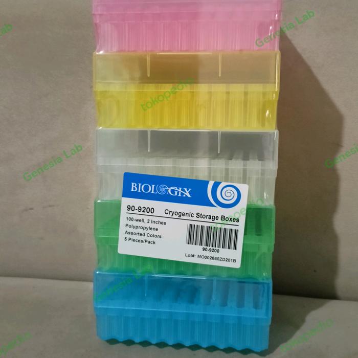 Jual Cryogenic Storage Box Cryobox Plastic 100 well 2 inch Biologix 90 ...