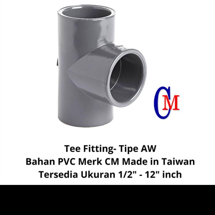 Jual verlop tee reducer Tee / Vlok Tee 12