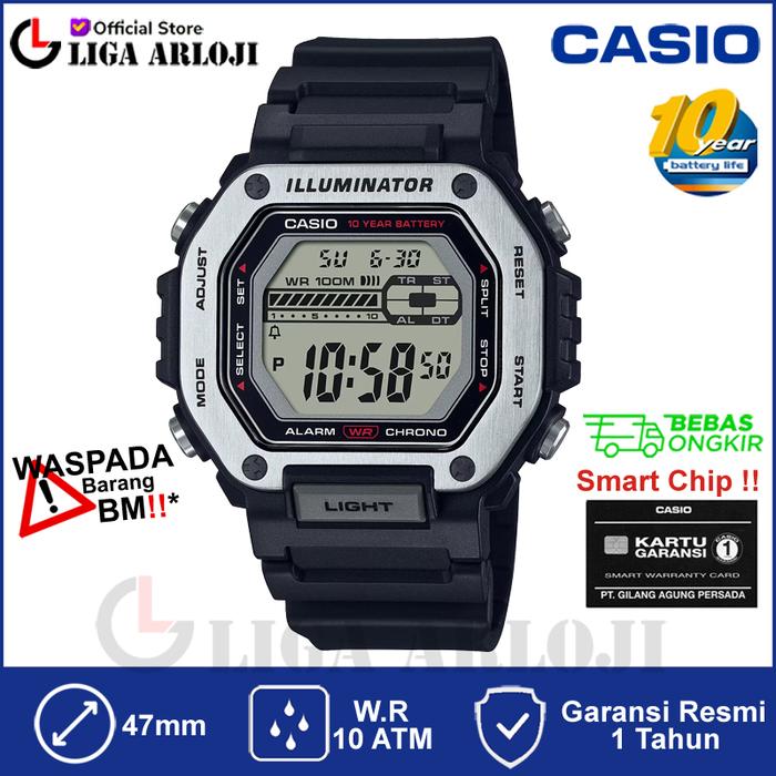 Gambar CASIO MWD-110H-1AVDF Jam Tangan Pria Digital MWD110H MWD-110H-1A dari Liga.Arloji Kota Administrasi Jakarta Pusat Tokopedia