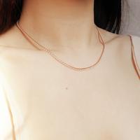 Gambar Celest - Two Prong Rose Gold Tennis Necklace Jewelry (Adjustable) | Kalung Emas Asli 18K Bersertifikat | Perhiasan 18 Karat Gold Plate | Kado Aksesoris Pernikahan Anniversary Ulang Tahun | Lapis Emas | Gift Box Mewah dari Celest Jewellery Kota Administrasi Jakarta Utara 5 Tokopedia