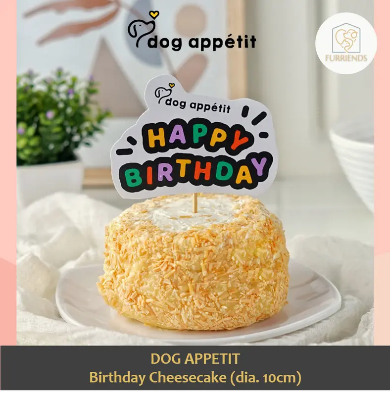 DOG APPETIT Birthday Cheesecake Dog Cake Kue Ulang Tahun Anjing Keju 0