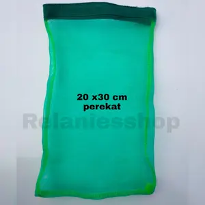 KANTONG JARING PEREKAT KANTONG JARING MEDIA FILTER HIJAU 20X30