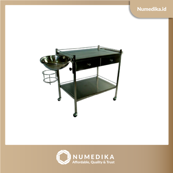 Gambar Trolley Dressing MIRAII Stainless Steel dari numedika Jakarta Timur Tokopedia