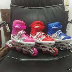 sepatu roda/ inline skate power, bahan pvc, size ADJUSTABLE