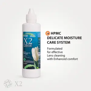 X2 Comfort Solutions 120 ml - Pembersih Softlens