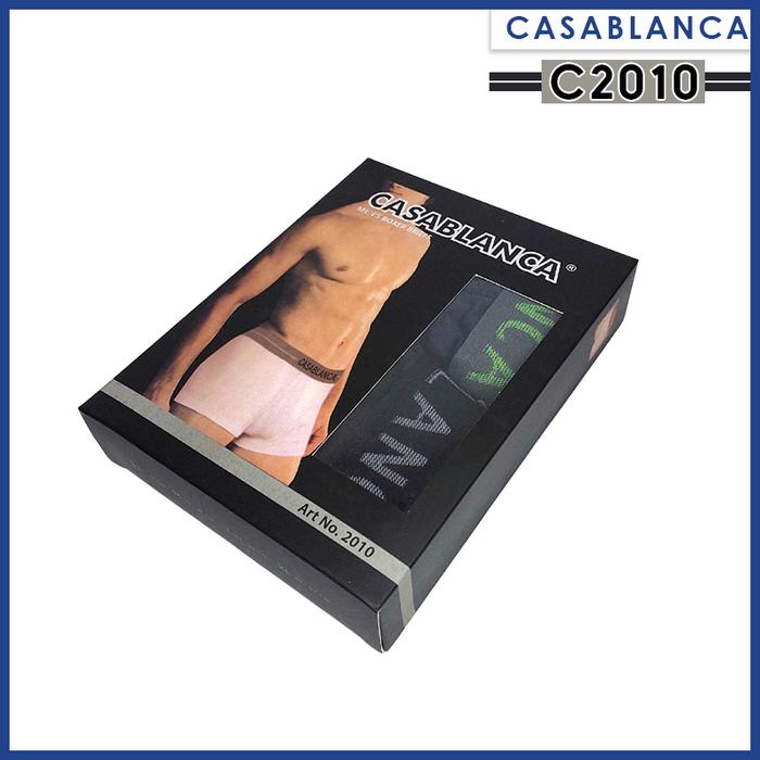 Gambar Casablanca Celana Dalam Pria C2010 Boxer Spandex Hitam Pendek 100% Cotton Combed Size S M L XL Comfortable & Stretchy dari CasablancaWear Kota Administrasi Jakarta Barat Tokopedia