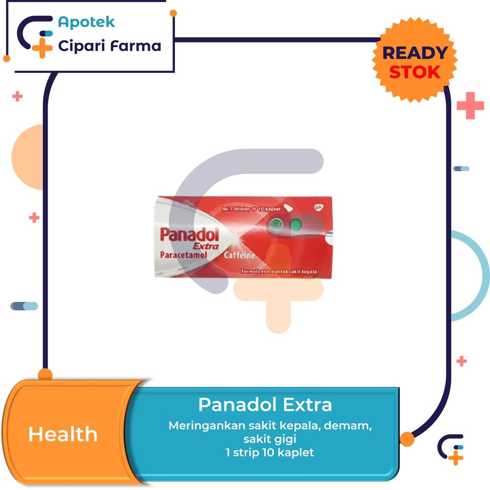 Panadol Extra Merah Obat Pereda Sakit Kepala | Sakit Gigi Sakit Nyeri